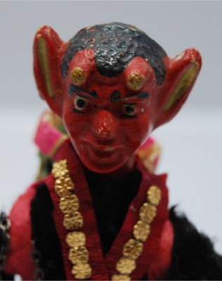 Krampus als Aufstellfigur